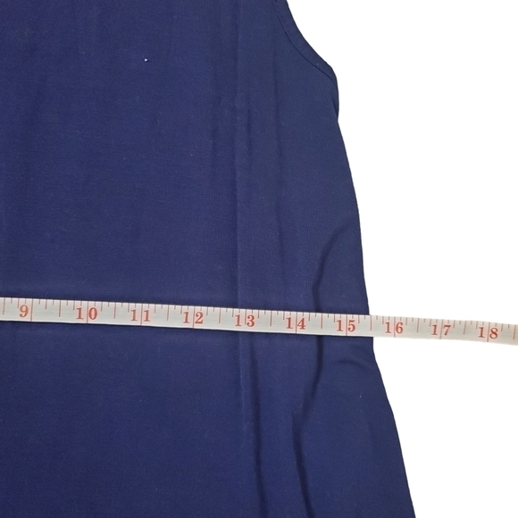 Love Kuza High Neck Flared Tee Dress Blue Size Small - Picture 7 of 8